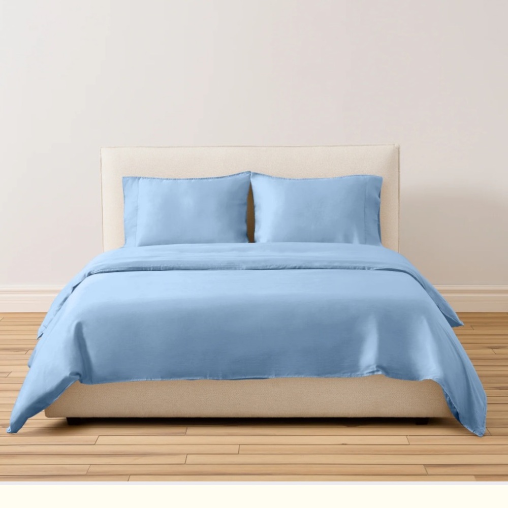 Breeze Eucalyptus Duvet Cover - Blue